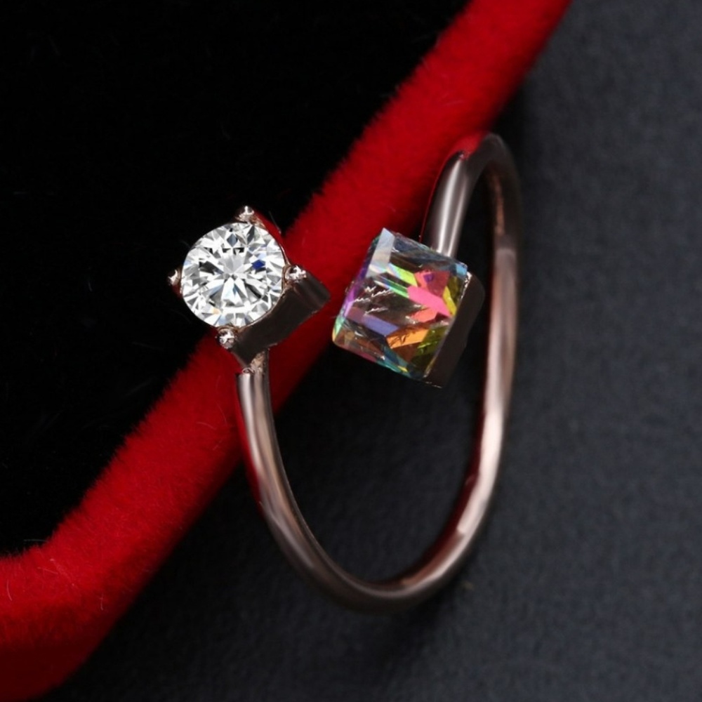 Ring - Ring of Rainbows & Gold Adjustable - Picture 3 of 8